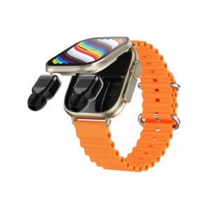 RONC AI 3-in-1 Smartwatch with TWS Earbuds & MP3 Player, Heart Rate & Sleep Monitor