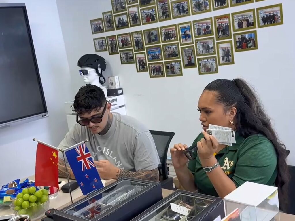 New Zealand customers are testing RONC smart glasses.