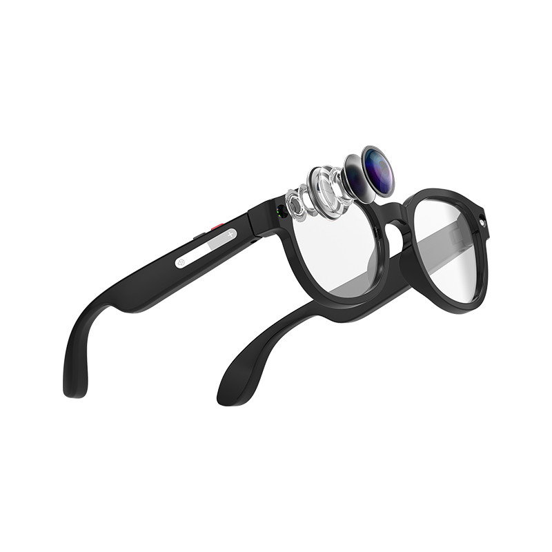 AI Translation Smart Glasses with 1080P Stabilized Camera, ChatGPT Voice Assistant, RC-SG018