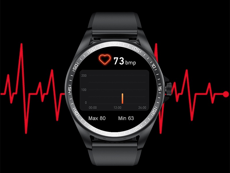 2 in 1 Smartwatch with Heart Rate