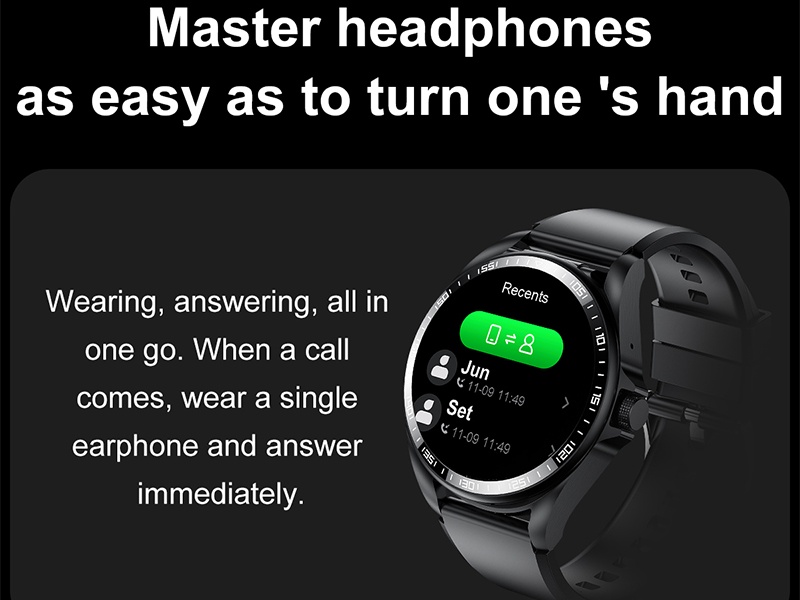 Answering calls on smartwatch