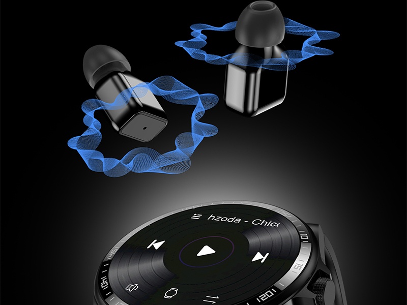 RONC smart watch with earbuds