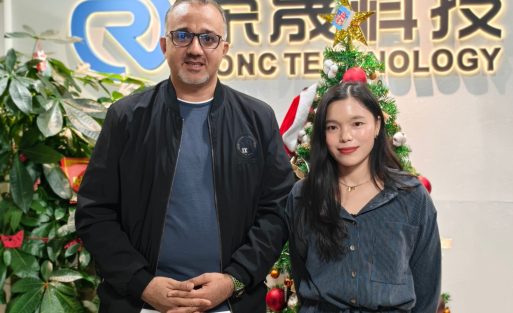 RONC Sales Team Poses for Photo with Iraqi Clients